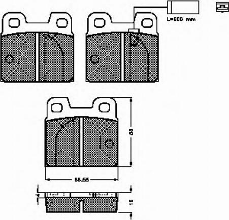 Spidan 32624 - Тормозные колодки, дисковые, комплект autospares.lv