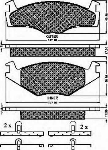 Spidan 32022 - Тормозные колодки, дисковые, комплект autospares.lv