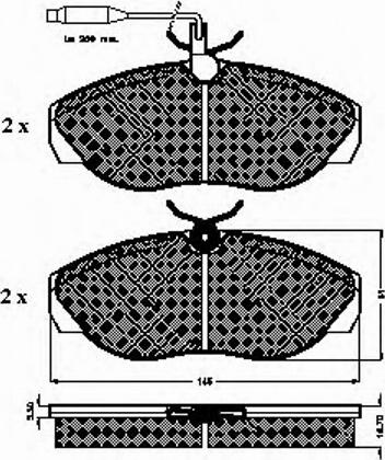 Spidan 32027 - Тормозные колодки, дисковые, комплект autospares.lv