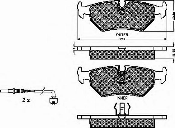 Spidan 32148 - Тормозные колодки, дисковые, комплект autospares.lv