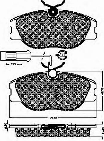 Spidan 32162 - Тормозные колодки, дисковые, комплект autospares.lv