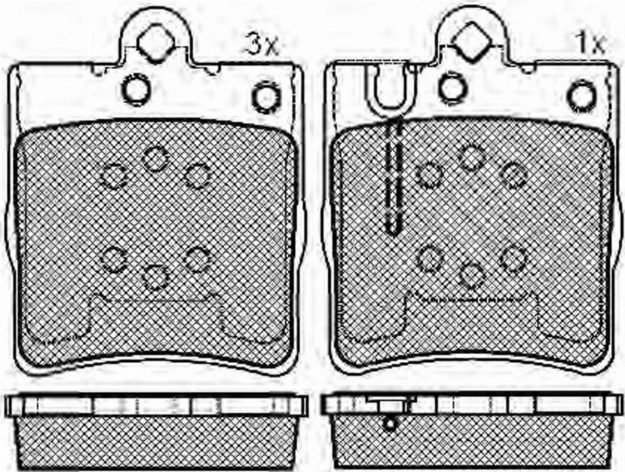 Spidan 32895 - Тормозные колодки, дисковые, комплект autospares.lv