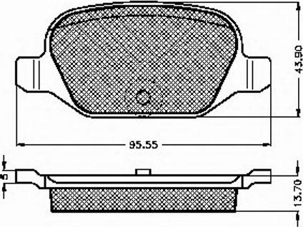 Spidan 32891 - Тормозные колодки, дисковые, комплект autospares.lv