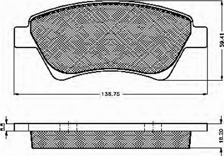 Spidan 32855 - Тормозные колодки, дисковые, комплект autospares.lv