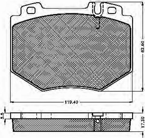 Spidan 32819 - Тормозные колодки, дисковые, комплект autospares.lv