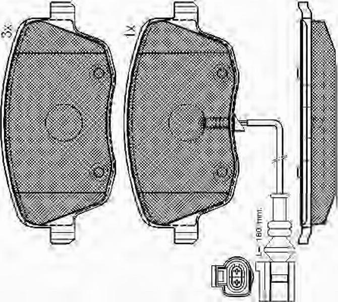 Spidan 32833 - Тормозные колодки, дисковые, комплект autospares.lv