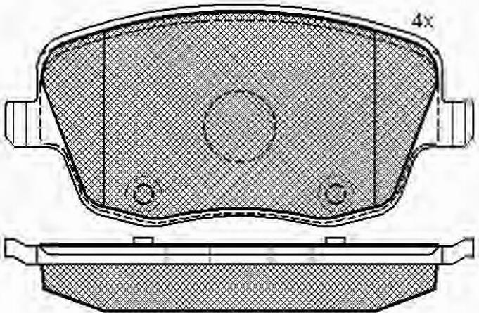 Spidan 32832 - Тормозные колодки, дисковые, комплект autospares.lv