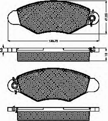 Spidan 32291 - Тормозные колодки, дисковые, комплект autospares.lv