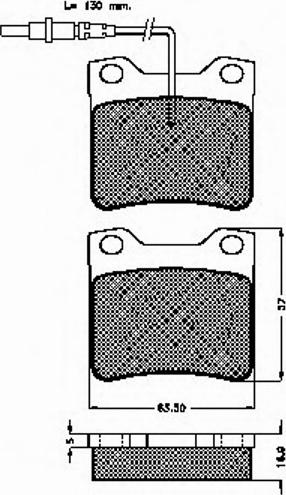 Spidan 32251 - Тормозные колодки, дисковые, комплект autospares.lv