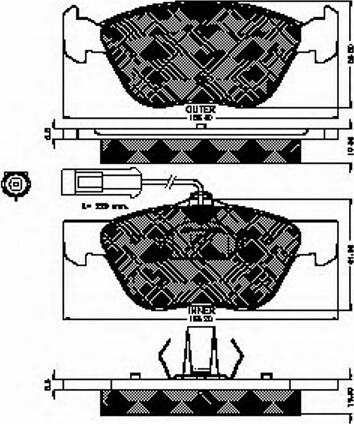 Spidan 32231 - Тормозные колодки, дисковые, комплект autospares.lv