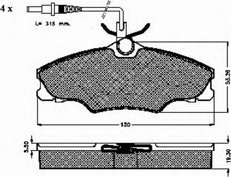 Spidan 32224 - Тормозные колодки, дисковые, комплект autospares.lv