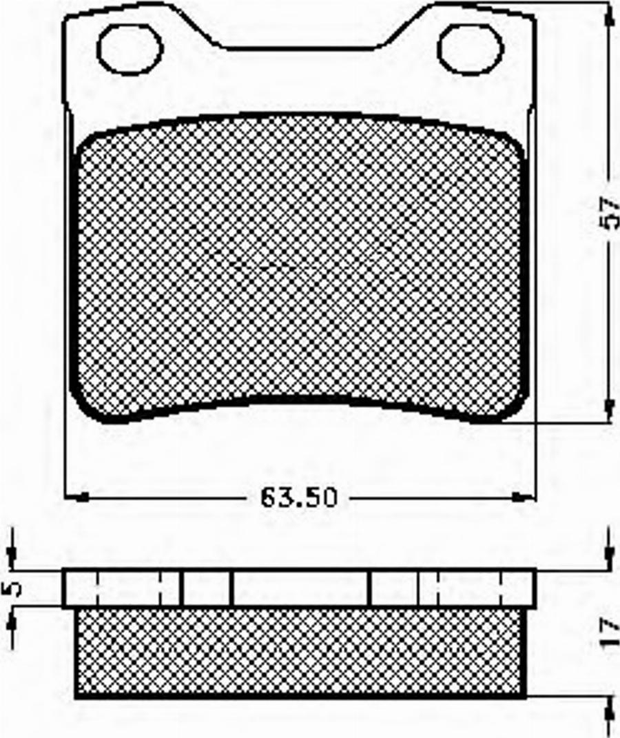 Spidan 32223 - Тормозные колодки, дисковые, комплект autospares.lv