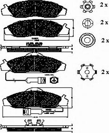 Spidan 32277 - Тормозные колодки, дисковые, комплект autospares.lv