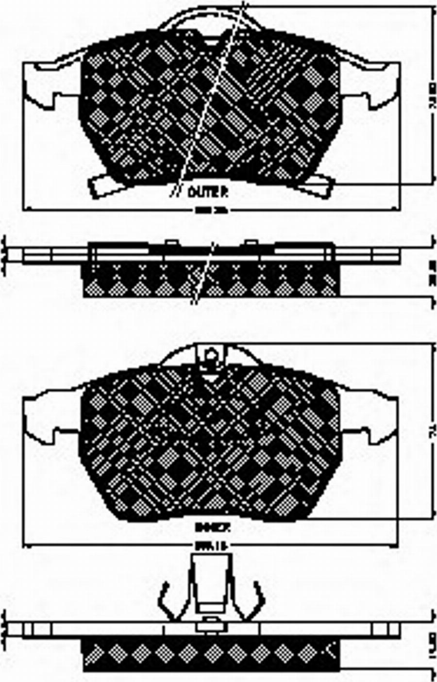 Spidan 32756 - Тормозные колодки, дисковые, комплект autospares.lv