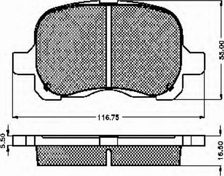 Spidan 32751 - Тормозные колодки, дисковые, комплект autospares.lv