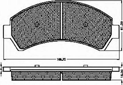 Spidan 32752 - Тормозные колодки, дисковые, комплект autospares.lv