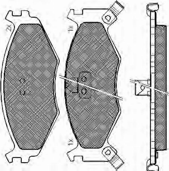 Spidan 32705 - Тормозные колодки, дисковые, комплект autospares.lv