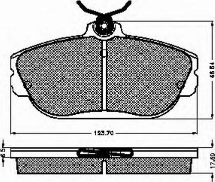 Spidan 32724 - Тормозные колодки, дисковые, комплект autospares.lv