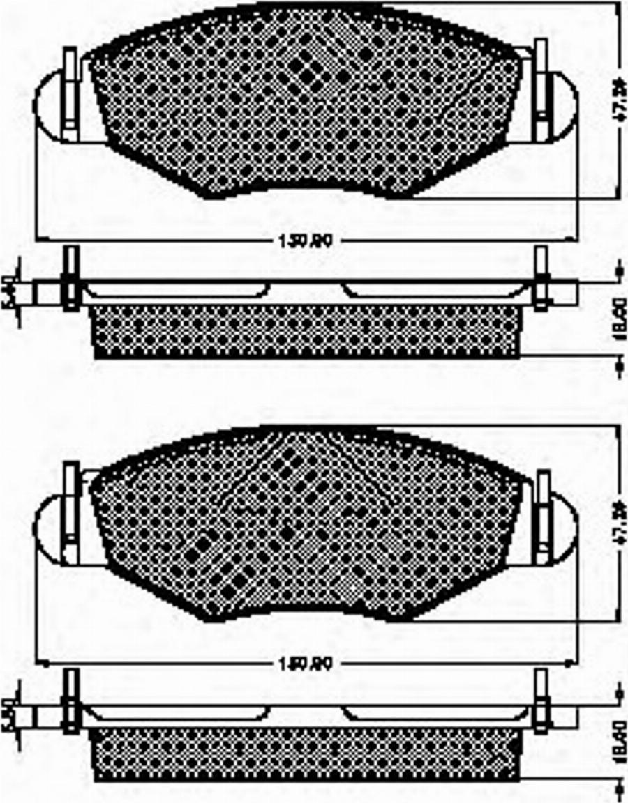 Spidan 32771 - Тормозные колодки, дисковые, комплект autospares.lv