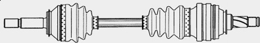 Spidan 24061 - Приводной вал autospares.lv