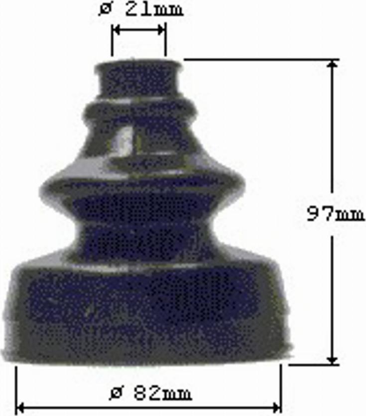 Spidan 26282 - Пыльник, приводной вал autospares.lv