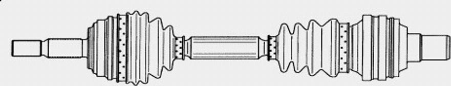 Spidan 20961 - Приводной вал autospares.lv