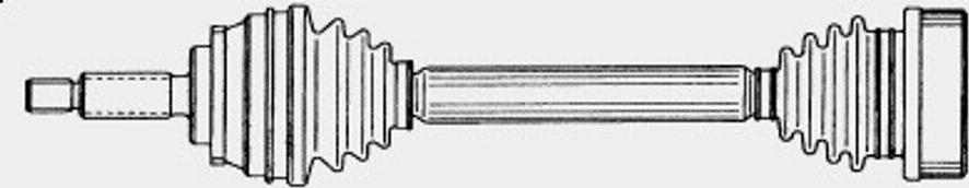 Spidan 21012 - Приводной вал autospares.lv