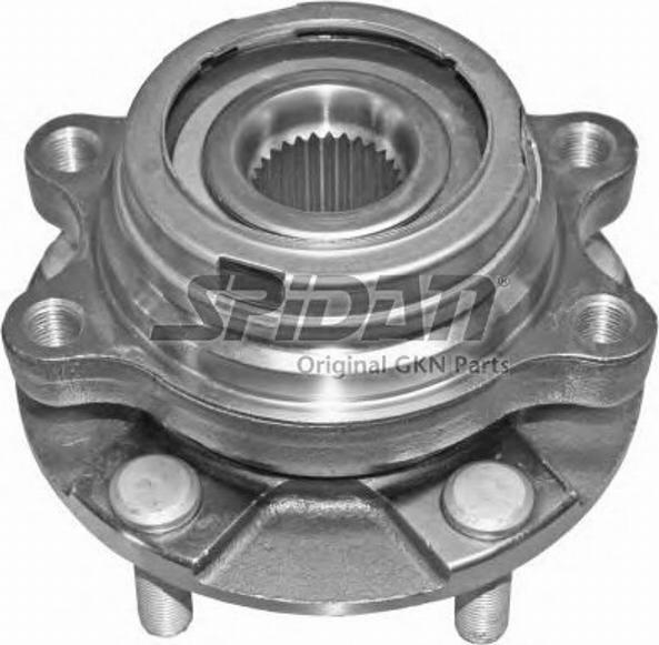 Spidan 27800 - Подшипник ступицы колеса, комплект autospares.lv