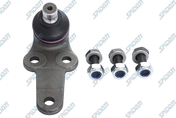 SPIDAN CHASSIS PARTS 44986 - Шаровая опора, несущий / направляющий шарнир autospares.lv