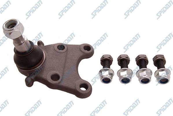 SPIDAN CHASSIS PARTS 44575 - Шаровая опора, несущий / направляющий шарнир autospares.lv