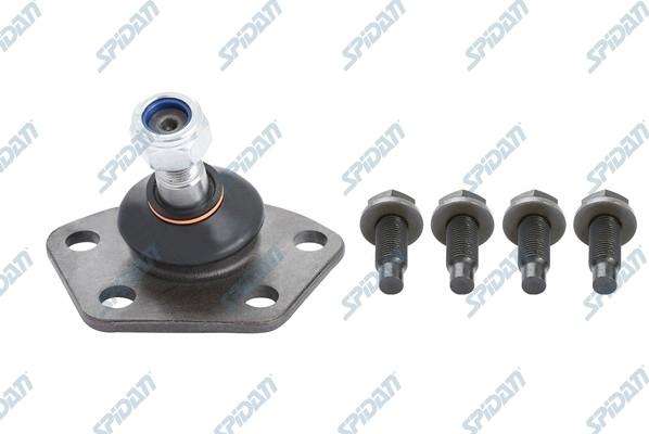 SPIDAN CHASSIS PARTS 44697 - Шаровая опора, несущий / направляющий шарнир autospares.lv