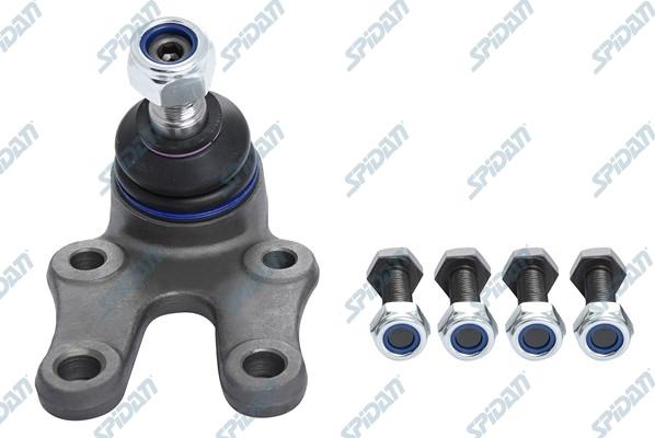 SPIDAN CHASSIS PARTS 44792 - Шаровая опора, несущий / направляющий шарнир autospares.lv