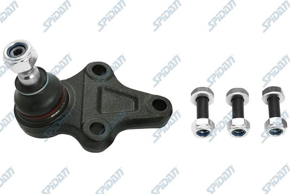 SPIDAN CHASSIS PARTS 44757 - Шаровая опора, несущий / направляющий шарнир autospares.lv