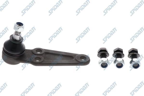 SPIDAN CHASSIS PARTS 45947 - Шаровая опора, несущий / направляющий шарнир autospares.lv