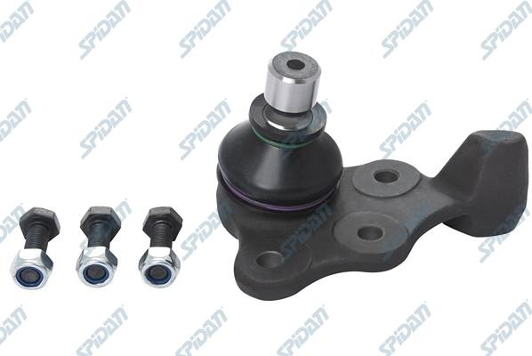 SPIDAN CHASSIS PARTS 45091 - Шаровая опора, несущий / направляющий шарнир autospares.lv