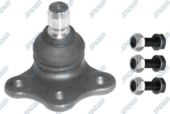 SPIDAN CHASSIS PARTS 45131 - Шаровая опора, несущий / направляющий шарнир autospares.lv