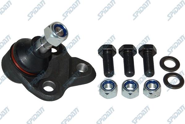 SPIDAN CHASSIS PARTS 45374 - Шаровая опора, несущий / направляющий шарнир autospares.lv