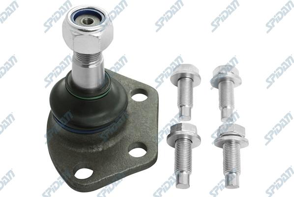 SPIDAN CHASSIS PARTS 46985 - Шаровая опора, несущий / направляющий шарнир autospares.lv