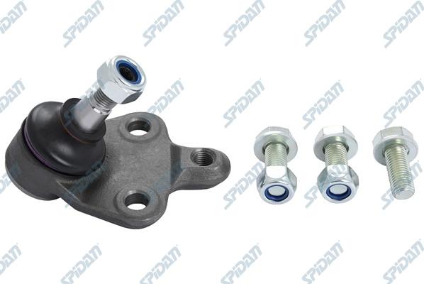 SPIDAN CHASSIS PARTS 46616 - Шаровая опора, несущий / направляющий шарнир autospares.lv