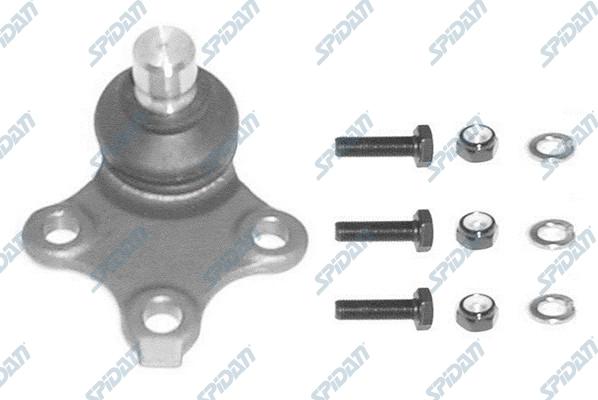 SPIDAN CHASSIS PARTS 46078 - Шаровая опора, несущий / направляющий шарнир autospares.lv