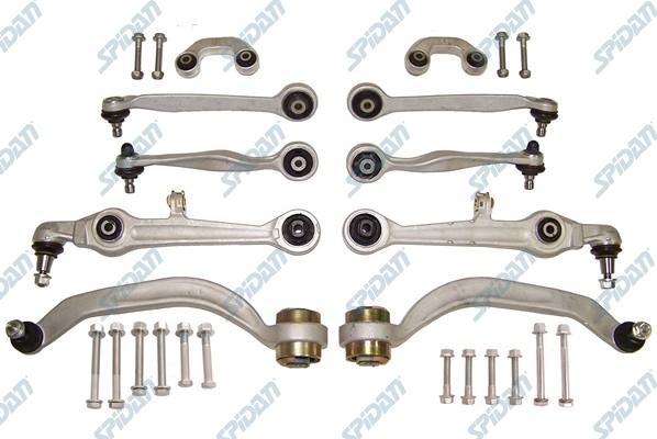 SPIDAN CHASSIS PARTS 40009 - Подвеска колеса, комплект autospares.lv