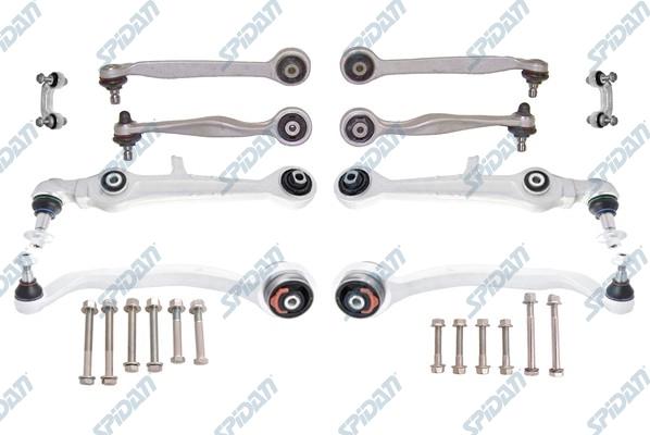 SPIDAN CHASSIS PARTS 40002 - Подвеска колеса, комплект autospares.lv