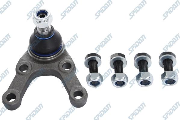 SPIDAN CHASSIS PARTS 40727 - Шаровая опора, несущий / направляющий шарнир autospares.lv