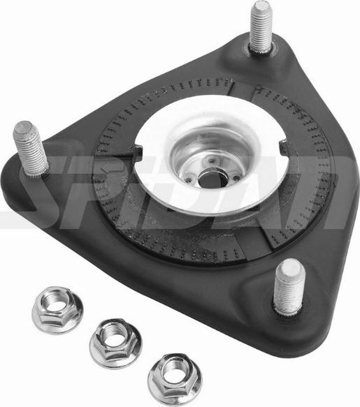 SPIDAN CHASSIS PARTS 414725 - Опора стойки амортизатора, подушка autospares.lv