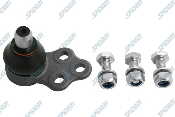 SPIDAN CHASSIS PARTS 59496 - Шаровая опора, несущий / направляющий шарнир autospares.lv