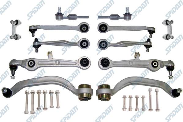 SPIDAN CHASSIS PARTS 50967 - Подвеска колеса, комплект autospares.lv