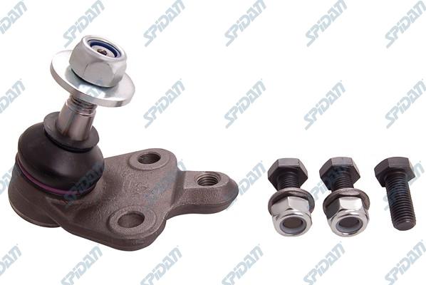 SPIDAN CHASSIS PARTS 50653 - Шаровая опора, несущий / направляющий шарнир autospares.lv