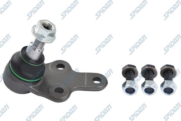 SPIDAN CHASSIS PARTS 50334 - Шаровая опора, несущий / направляющий шарнир autospares.lv