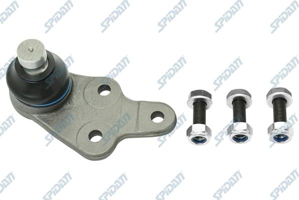 SPIDAN CHASSIS PARTS 50744 - Шаровая опора, несущий / направляющий шарнир autospares.lv