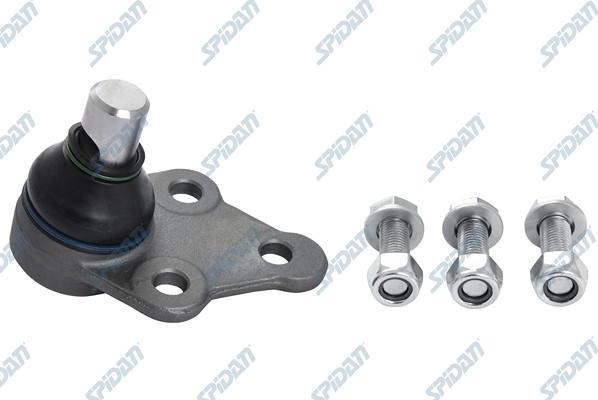 SPIDAN CHASSIS PARTS 51486 - Шаровая опора, несущий / направляющий шарнир autospares.lv